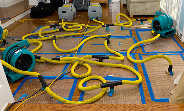 Professional Flood Damage Restoration technician working in Fort Hunter, NY